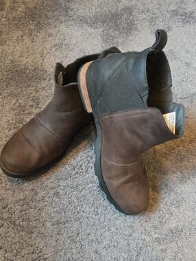 Sorel Women's Brown and Black Chelsea Boots